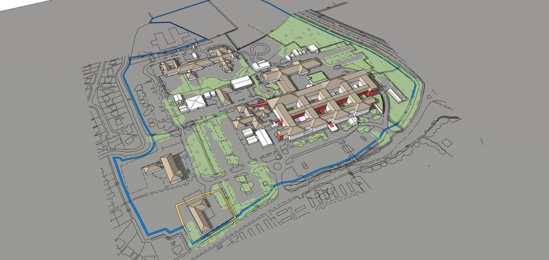 Completed Architectural Development Plan for UHBW Weston General Hospital Site